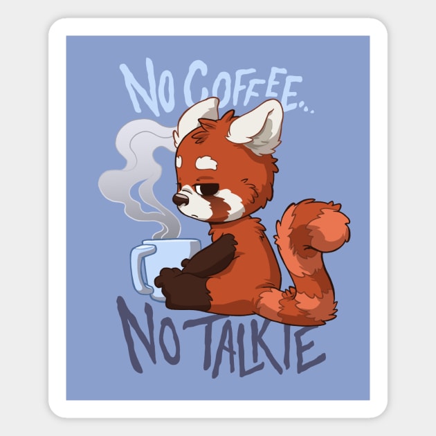 Coffee Talk Magnet by Dooomcat